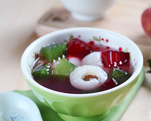 Chè vải thạch dừa vừa ngon lại mát