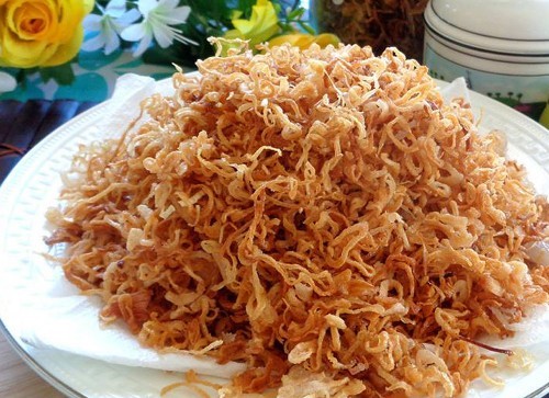 Bí quyết làm hành phi để lâu vẫn giòn tan  