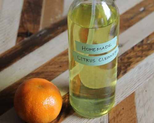 Nước tẩy dầu mỡ từ vỏ cam chanh